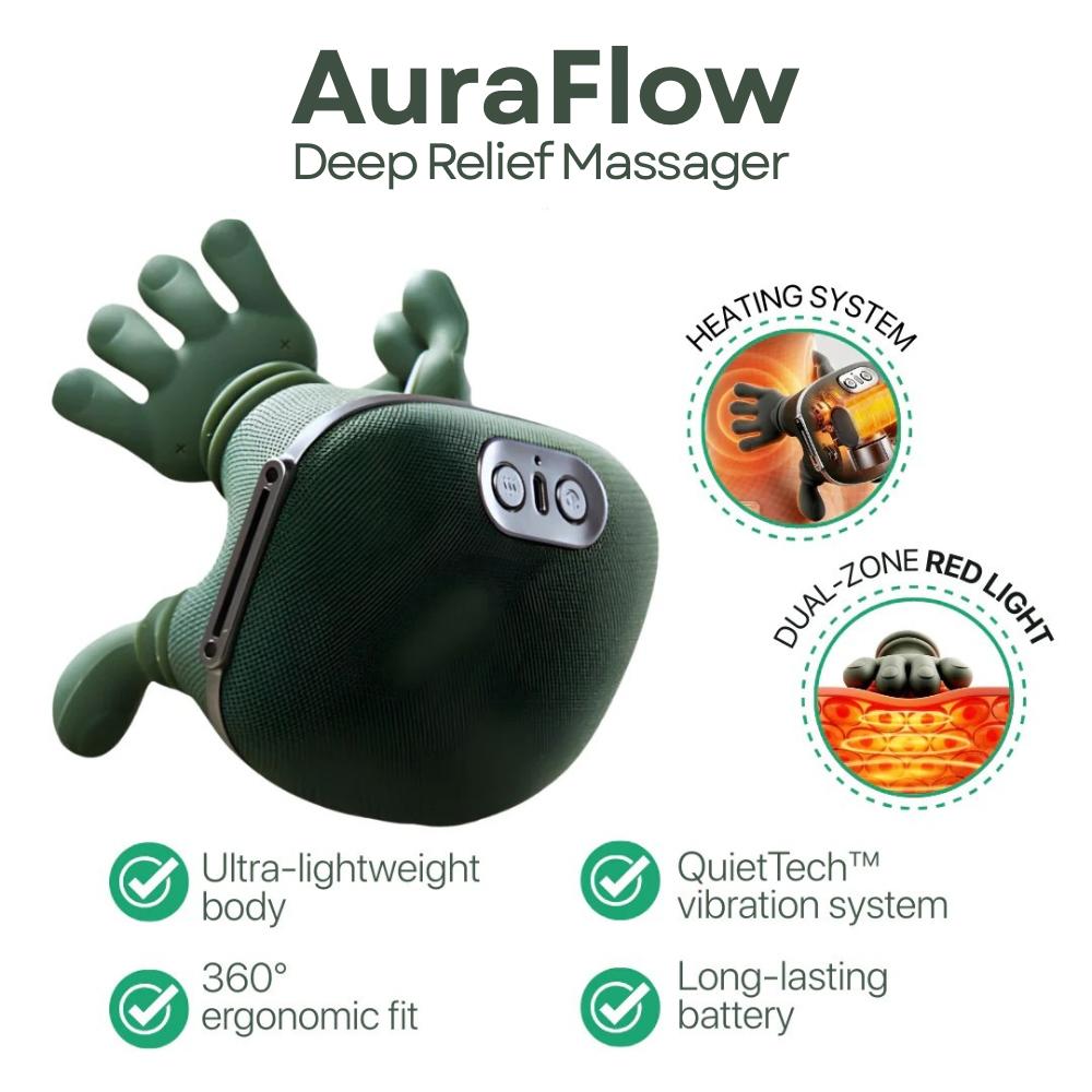 AuraFlow™ — Deep Relief Massager